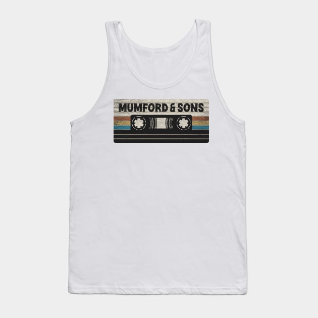 Mumford & Sons Mix Tape Tank Top by getinsideart